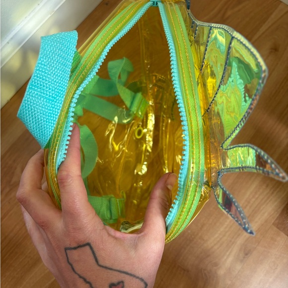 Disney The Little Mermaid Flounder Backpack Swim Bag Disney Store - Picture 8 of 10